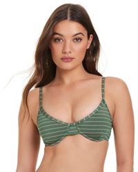 Red Carter - Technicolor Triangle Scoop-neck Underwire Bikini - Lyst