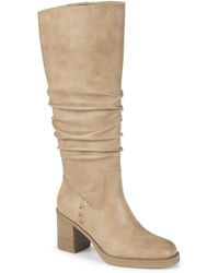 BareTraps - Gingee Zipper Tall Square Toe Boots - Lyst