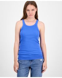 Lucky Brand - Solid Scoop-neck Tank Top - Lyst