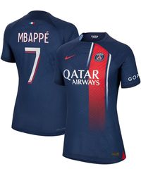 Nike - Kylian Mbappe Paris Saint-germain 2023/24 Home Authentic Player Jersey - Lyst