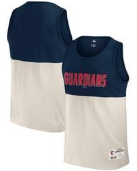 Fanatics - Darius Rucker Collection By Navy Cleveland Guardians Color Block Tank Top - Lyst