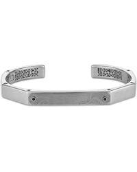 Bulova - Marc Anthony Id Plate Cuff Bangle Bracelet - Lyst