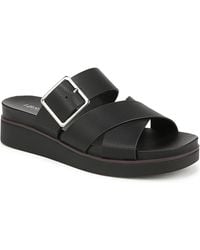 LifeStride - Getaway Open Square Toe Platform Slide Sandals - Lyst