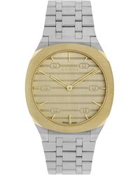 Gucci - 25H 34Mm Two-Tone Bracelet Watch - Lyst