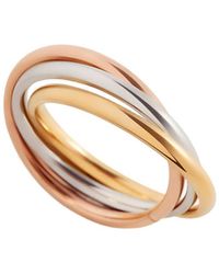 Mint & Lily - Dainty Interlocking Fidget Ring - Lyst