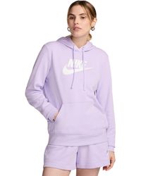 Nike - Sportswear Club Fleece Logo Pullover Hoodie - Lyst