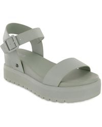 MIA - Kayci Platform Round Toe Sandals - Lyst
