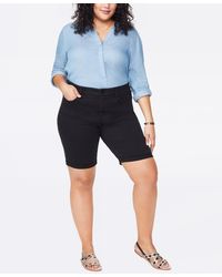 NYDJ - Plus Size Briella Roll Cuff Denim Shorts - Lyst