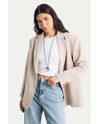 Warehouse - Oversized Single Breasted Blazer - Lyst