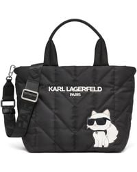 Karl Lagerfeld - Voyage Mini Top Zip Tote Bag - Lyst