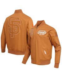 Pro Standard - San Francisco Giants Paint The City Twill Full-zip Jacket - Lyst