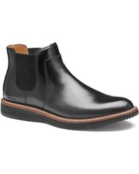 Johnston & Murphy - Upton Chelsea Round Toe Boots - Lyst