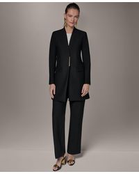 Donna Karan - Petite Collarless Jacket - Lyst