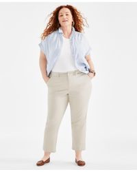 Style & Co. - Plus Size Classic Chino Pants - Lyst