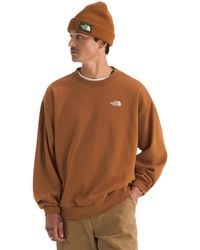 The North Face - Evolution Simple Dome Oversized Crew Sweatshirt - Lyst