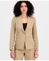 Tahari - One-button Peak-lapel Blazer - Lyst