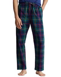 Polo Ralph Lauren - Cotton Plaid Pajama Pants - Lyst