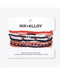 INK+ALLOY - Ink + Alloy Sage 10 Stranded Beaded Stackable Stretch Bracelets - Lyst