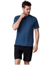 Free Country - Tech Jacquard Short Sleeve Crew Neck T-shirt - Lyst