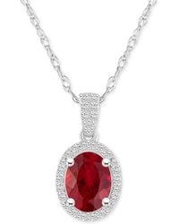 Macy's - Lab-created Ruby (1-1/4 Ct. T.w. - Lyst