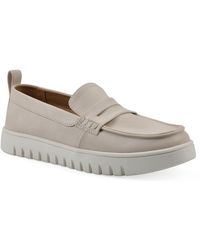 White Mountain - Nonna Round Toe Penny Loafers - Lyst