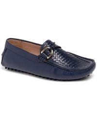 Carlos By Carlos Santana - Malone Interweave Driver Leather Loafer Slip-on Casual Shoe - Lyst