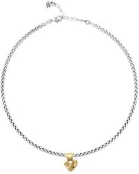 Uno De 50 - Sterling Silver Plated Ball Necklace - Lyst