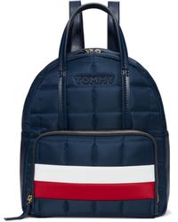tommy hilfiger charm quilted backpack