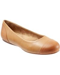 Softwalk - Sonoma Cap Toe Flat - Lyst