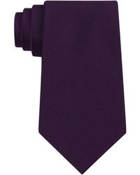 Calvin Klein - Tie, Silver Spun Solid - Lyst