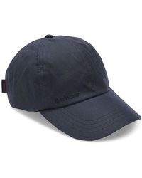 Barbour - Logo Embroidered Waxed Sports Cap - Lyst