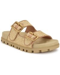Nine West - Timma Slip-on Double Strap Casual Sandals - Lyst
