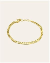 Zoe Lev - Cuban Link Chain Bracelet - Lyst