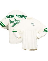 Spirit Jersey - Distressed New York Jets Gridiron Classics Retro T-shirt - Lyst
