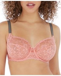 Freya - Offbeat Underwire Side Support Bra - Lyst