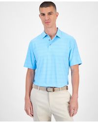 PGA TOUR - Textured Polo Shirt - Lyst