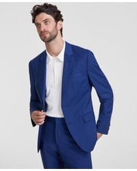 BOSS - Hugo By Modern-fit Solid Wool-blend Suit Jacket - Lyst