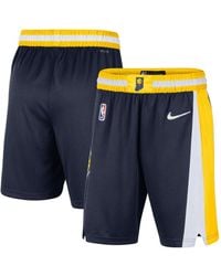 Nike Milwaukee Bucks City Swingman Shorts in Yellow for Men | Lyst