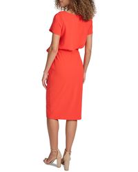 green emerald velvet dress Kensie Women's Dresses Dress, Navy, Small at Amazon Women's Clothing store main image 1