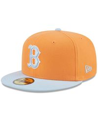 KTZ - Orange/light Blue Atlanta Braves Spring Color Basic Two-tone 59fifty Fitted Hat - Lyst