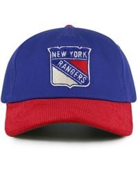 American Needle - Blue/red New York Rangers Burnett Adjustable Hat - Lyst