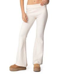 Edikted - Plush Flared Pants - Lyst