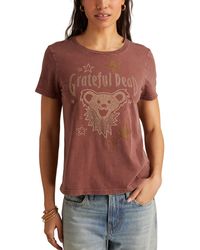 Lucky Brand - Cotton Studded Grateful Dead Bear T-shirt - Lyst