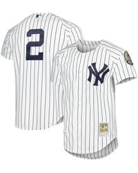 Mitchell & Ness - Derek Jeter New York Yankees Cooperstown Collection Authentic Jersey - Lyst