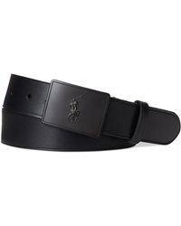 Polo Ralph Lauren - Plaque-buckle Leather Belt - Lyst