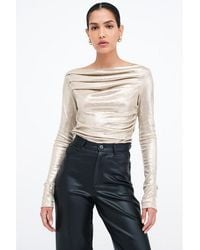 MARCELLA - Cooper Metallic Top - Lyst