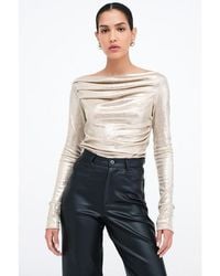 MARCELLA - Cooper Metallic Top - Lyst