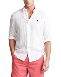 Polo Ralph Lauren - Classic Fit Linen Shirt - Lyst
