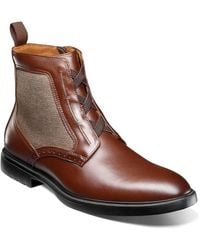 Stacy Adams - Thompson Elastic Lace Round Toe Boots - Lyst