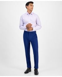 BOSS - Hugo By Modern-fit Solid Wool-blend Suit Separate Pants - Lyst